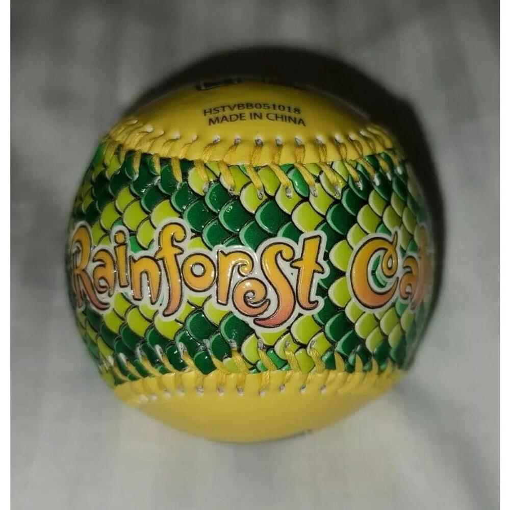 Rainforest Cafe "Wild And Fierce" Disney Springs  Souvenir Baseball Yellow Ball